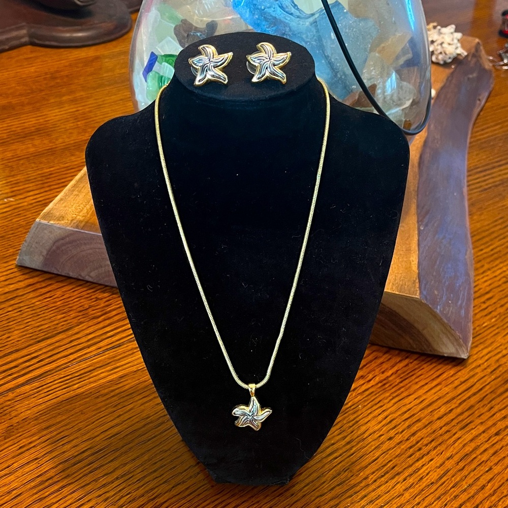 Starfish Jewelry Set